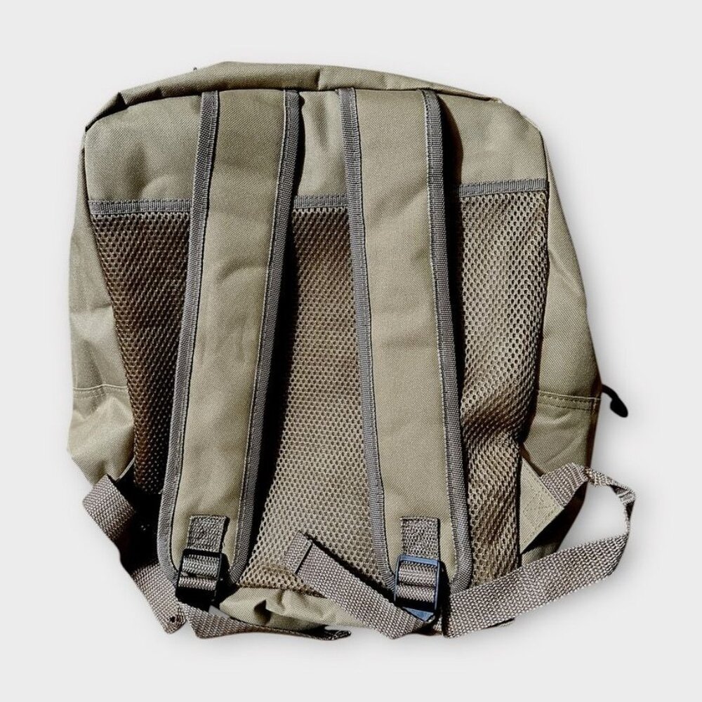 NRA Tan Tactical Backpack Multi-Pocket Adjustable Straps Mesh Back Lightweight - Picture 7 of 15